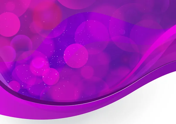 Violett wellenartigen Hintergrund kubby Blasen — Stockfoto