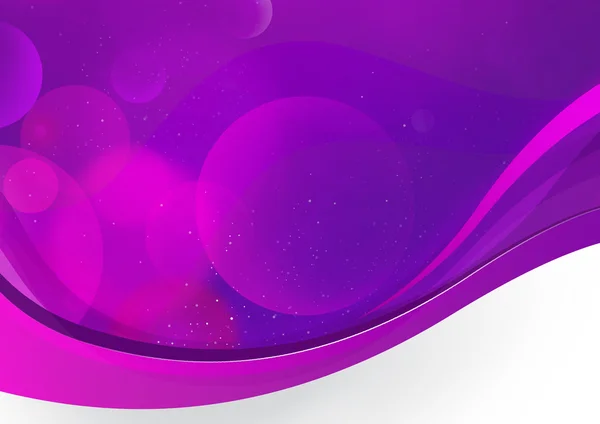 Violet wavelike background Kubby Bubbles — Stock Photo, Image