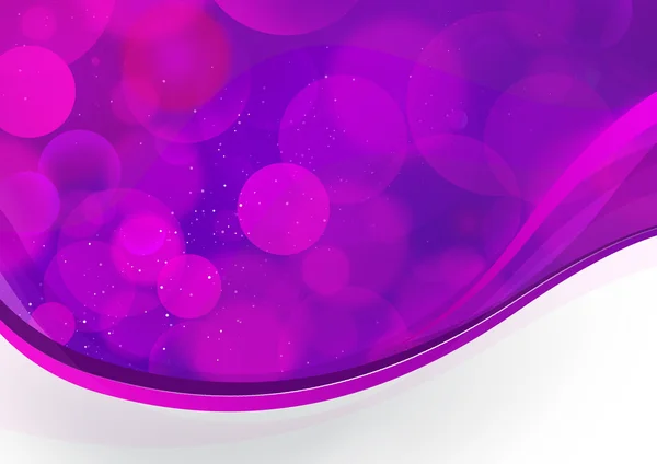 Violet wavelike background Kubby Bubbles — Stock Photo, Image