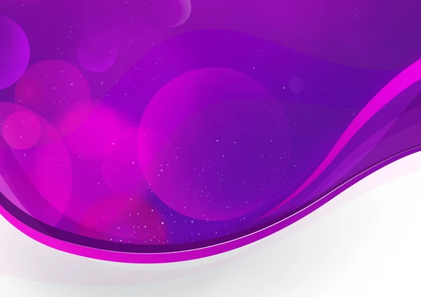 Violet wavelike achtergrond kubby bubbels — Stockfoto