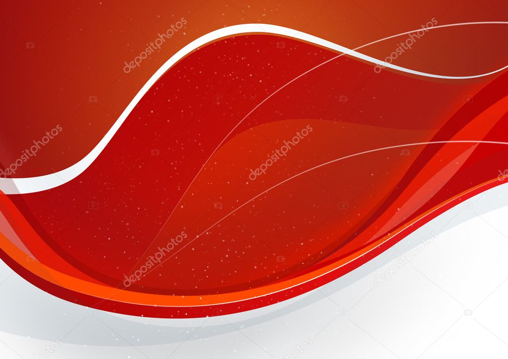 Red wavelike background Kubby,gray-white textarea