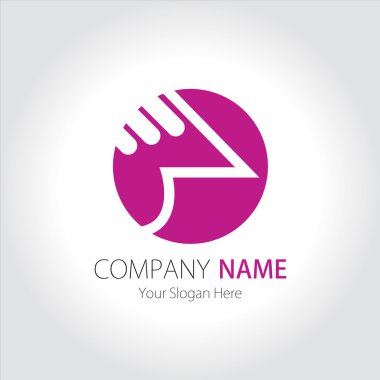 Şirket (iş) Logo tasarımı, vektör