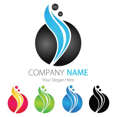 Şirket (iş) Logo tasarımı, vektör