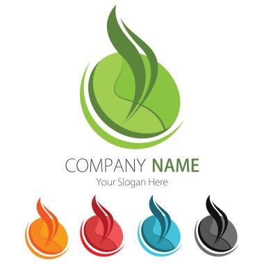 Şirket (iş) Logo tasarımı, vektör