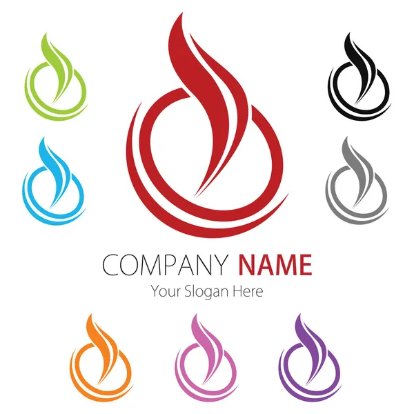 Дизайн логотипу компанії (бізнесу), вектор — стоковий вектор