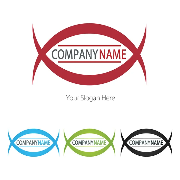 Diseño de Logo de Empresa (Negocio), Vector — Archivo Imágenes Vectoriales