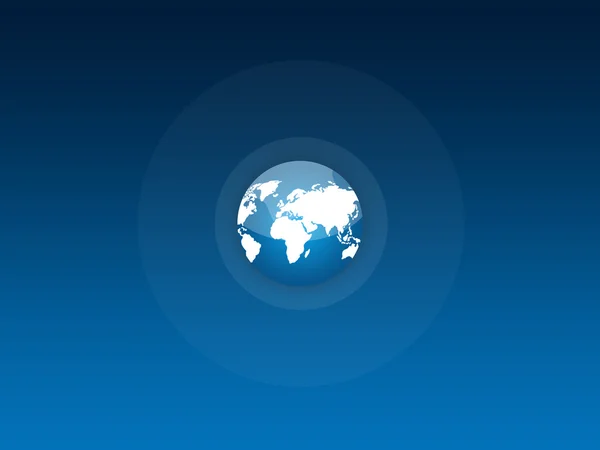 Fondo espacial azul, Tierra-Globo, Planeta — Foto de Stock
