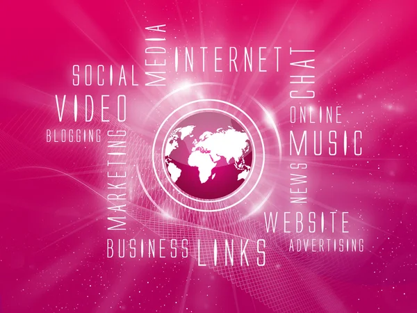 Background, Internet services, Scheme — Stock Photo, Image