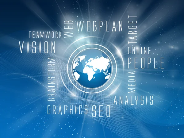 Background, Webplan, Webpages, Scheme, Web-Services — Stock Photo, Image