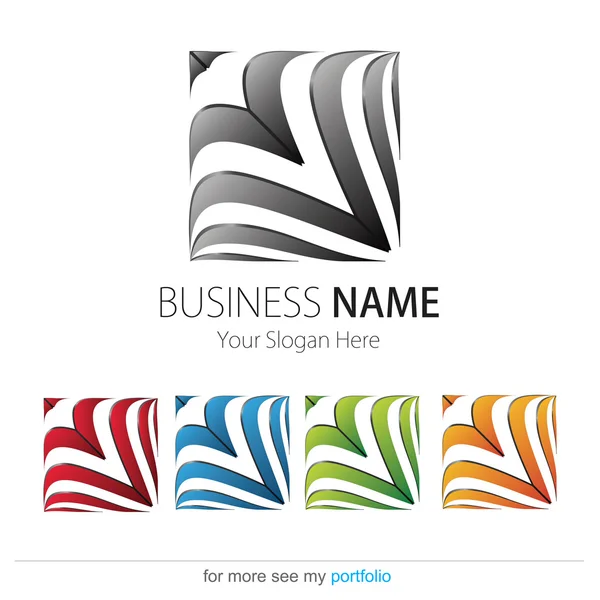 Unternehmen (Geschäft) Logo Design, Vektor — Stockvektor