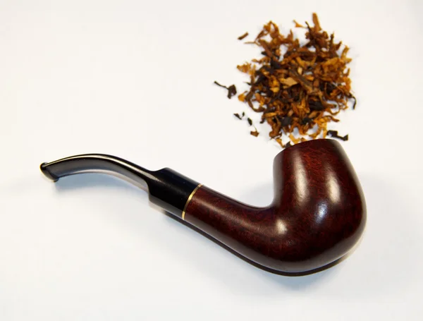 Stock image Smoking pipe and tobacco