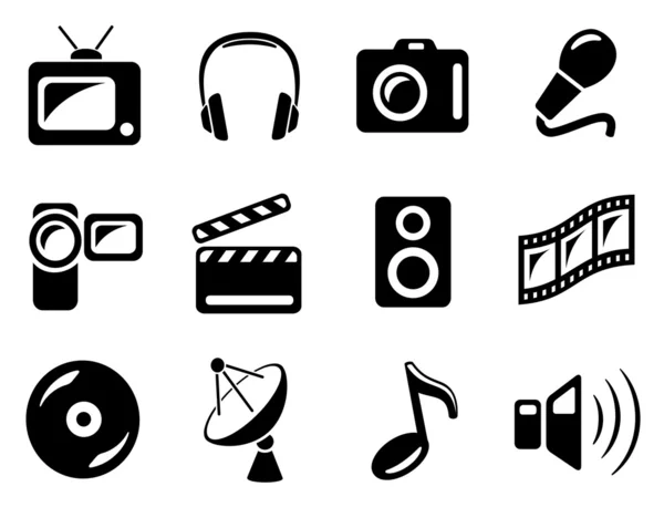 stock vector Multimedia icons