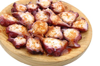 Octopus Galician clipart