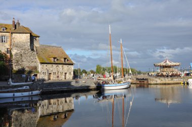 Honfleur Normandiya liman Fransa