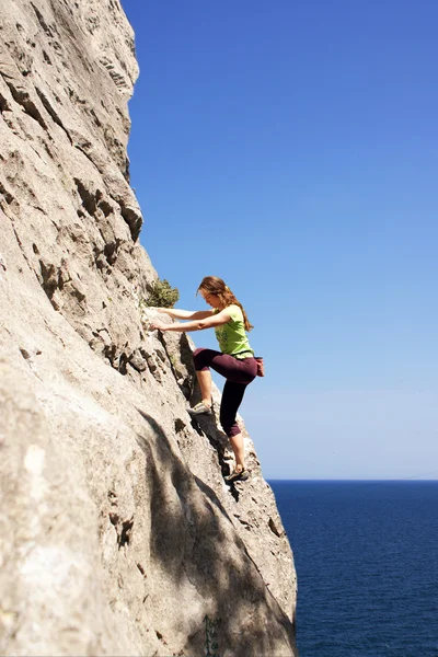 stock image Gerl climber