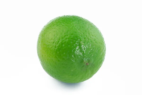 Bir yeşil limon — Stok fotoğraf