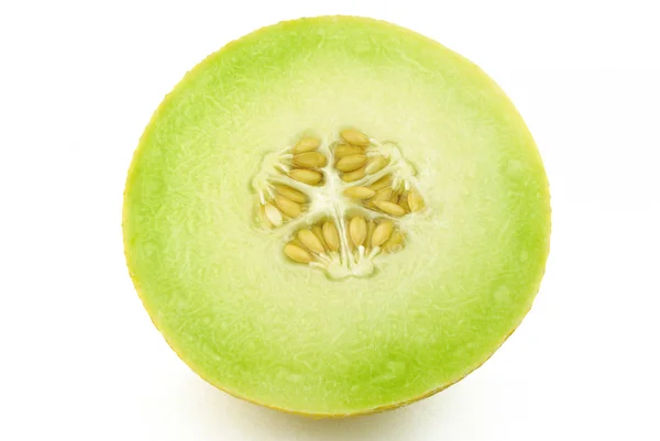 Half of yellow melon cantaloupe — Stock Photo, Image