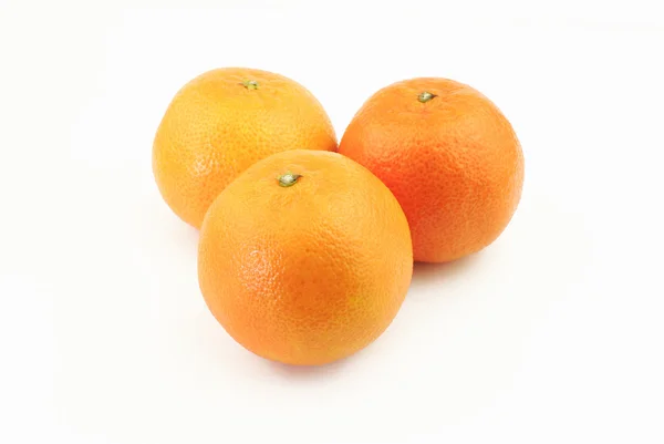Trei mandarine — Fotografie, imagine de stoc
