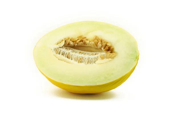Hälften av gul melon — Stockfoto