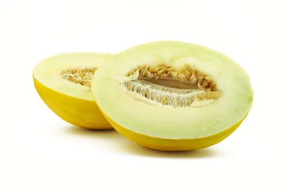 Two halves of melon — Stock Photo, Image
