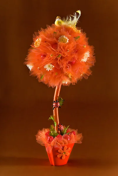 Kwiat z słodycze — Zdjęcie stockowe