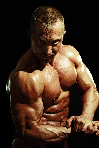 Man bodybuilder — Stockfoto