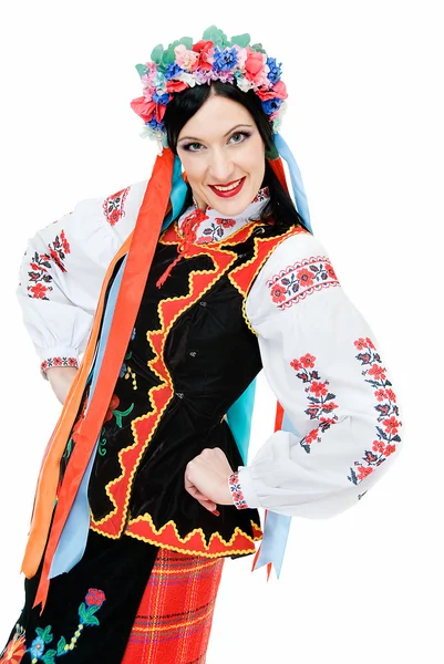 I ukrainska kostym — Stockfoto