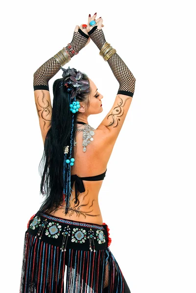 Mistyczny taniec tribal — Zdjęcie stockowe