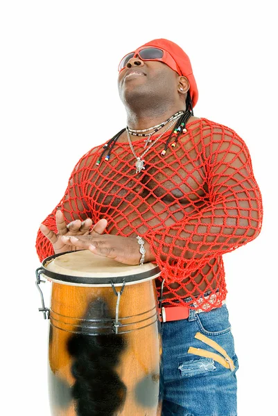 Performer on percussoin — Stock Photo, Image