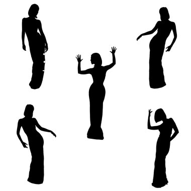 Silhouettes clipart