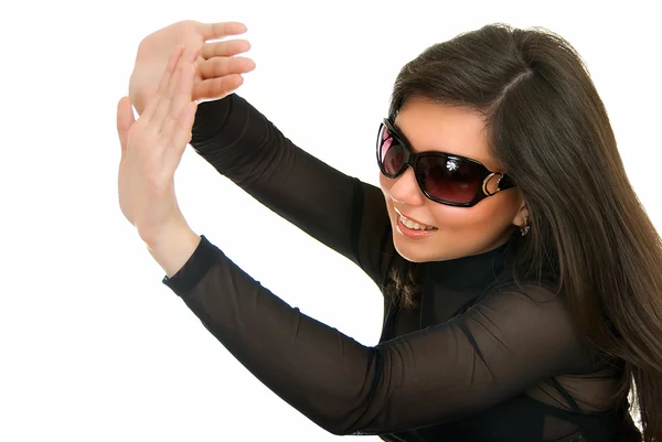 Woman in sun glasses — Stock Photo, Image