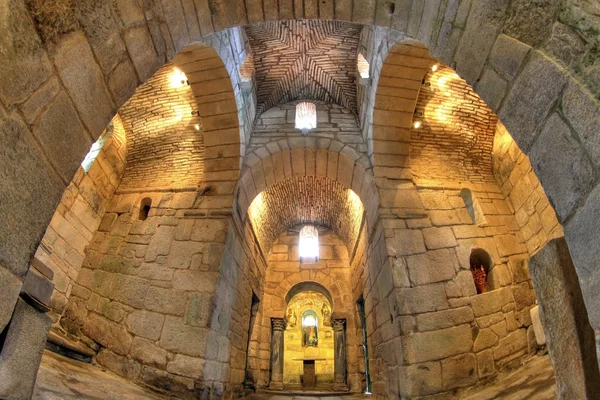 Stock image Visigothic church of Santa Comba, Bande