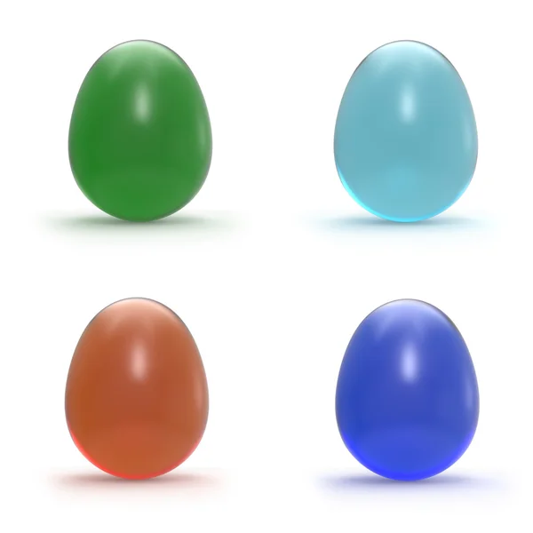 Set of gem eggs — Stock Photo, Image