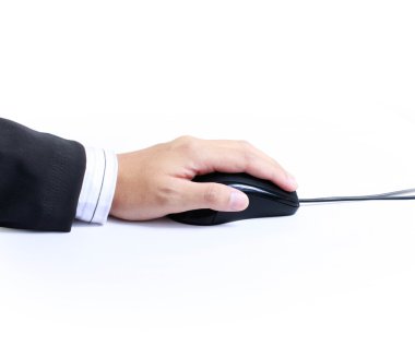 eldeki bilgisayar faresi