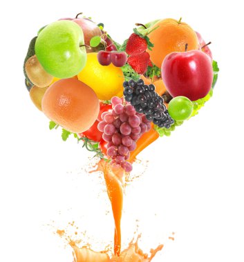 Juice heart clipart