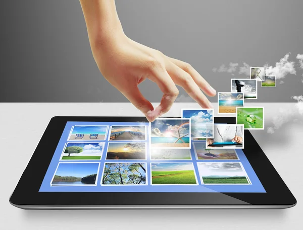 Touch Tablet PC concept — Stockfoto