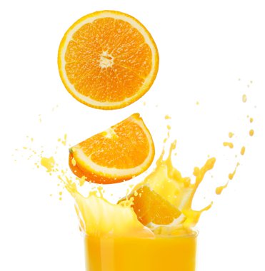 Orange juice clipart