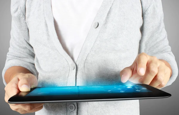 Touch tablet concept — Stock Photo, Image