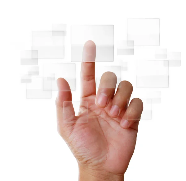 Touch screen interface — Stock Photo, Image