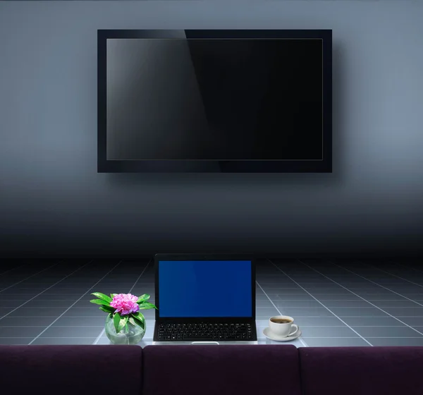 stock image TV in the room