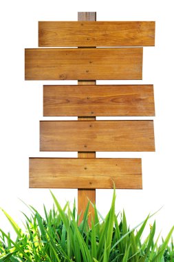 Wood sign clipart