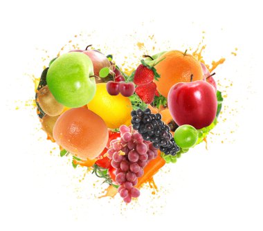 Juice heart clipart