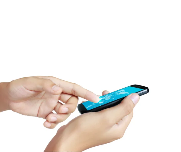 Touch screen mobile phone — Stock Photo, Image