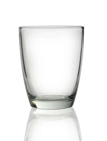 白い背景の上のガラス — ストック写真