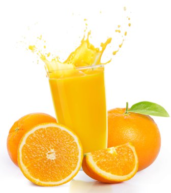 Orange juice clipart