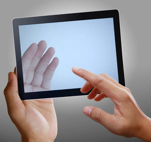 Touch tablet concept — Stock Photo, Image