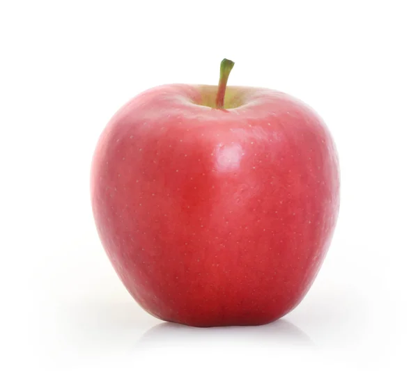 Piros alma fehér háttér — Stock Fotó