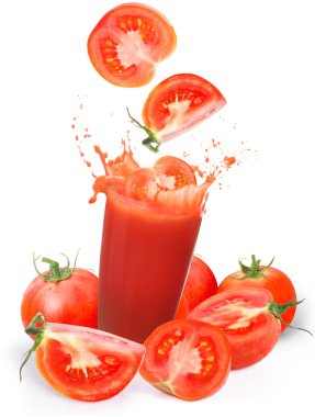 Tomato juice clipart