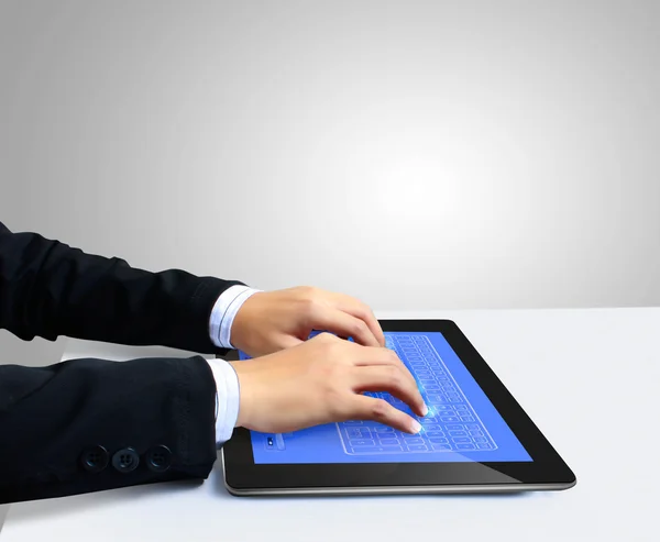 Touch tablett konceptet — Stockfoto