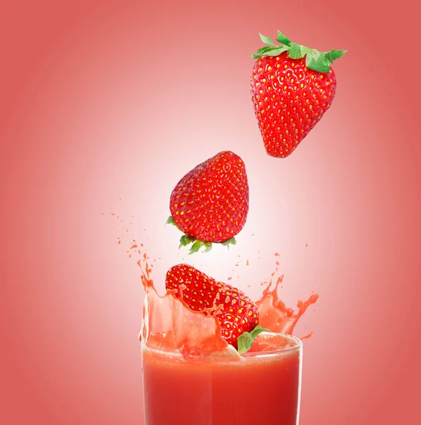 stock image Strawberry juice